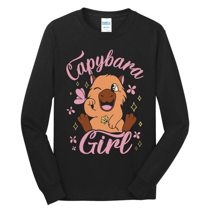 Capybara  Rodent Animals Capybaras Funny Capybara  Tall Long Sleeve T-Shirt