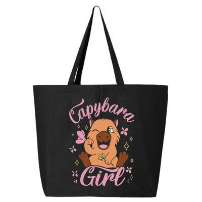 Capybara  Rodent Animals Capybaras Funny Capybara  25L Jumbo Tote
