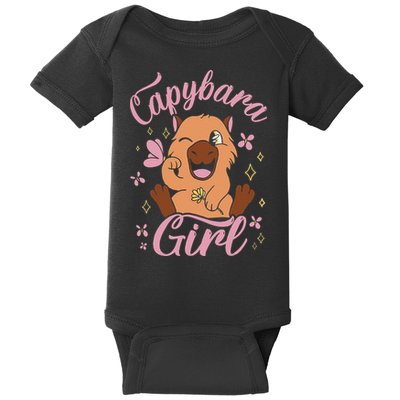 Capybara  Rodent Animals Capybaras Funny Capybara  Baby Bodysuit