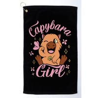 Capybara  Rodent Animals Capybaras Funny Capybara  Golf Towel