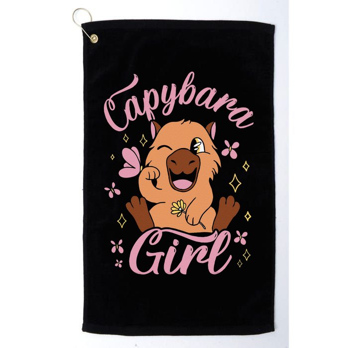 Capybara  Rodent Animals Capybaras Funny Capybara  Golf Towel