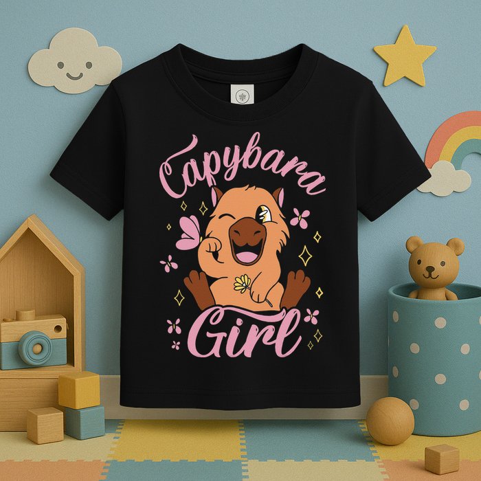 Capybara  Rodent Animals Capybaras Funny Capybara  Toddler T-Shirt