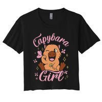 Capybara  Rodent Animals Capybaras Funny Capybara  Crop Top