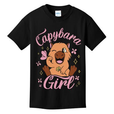 Capybara  Rodent Animals Capybaras Funny Capybara  Kids T-Shirt