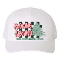 Christmas Rocking Around Dtf Transfer Ready To Press Direct To Film Yupoong Adult 5-Panel Trucker Hat