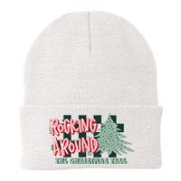 Christmas Rocking Around Dtf Transfer Ready To Press Direct To Film Knit Cap Winter Beanie