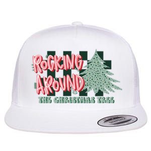 Christmas Rocking Around Dtf Transfer Ready To Press Direct To Film Flat Bill Trucker Hat