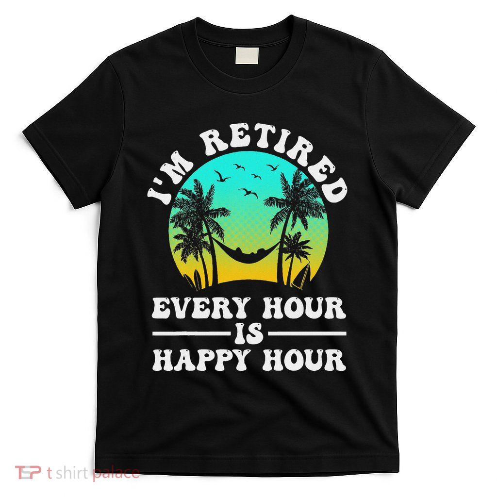 Cool Retirement Art For Women Retirement Retired Retiree T-Shirt