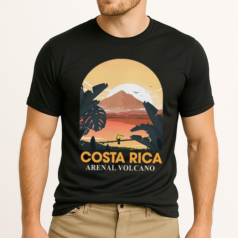 Costa Rica Arenal Volcano Travel Beach Summer Vacation Trip Cooling Performance Crew T-Shirt