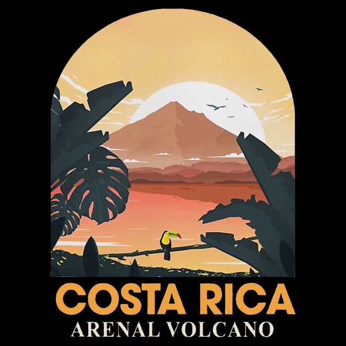 Costa Rica Arenal Volcano Travel Beach Summer Vacation Trip Bucket Hat