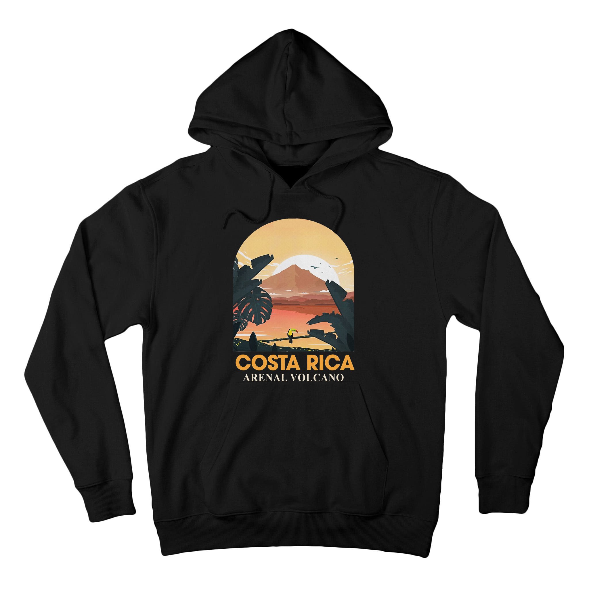 Costa Rica Arenal Volcano Travel Beach Summer Vacation Trip Tall Hoodie