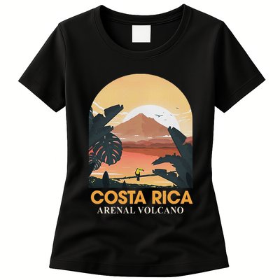 Costa Rica Arenal Volcano Travel Beach Summer Vacation Trip Womens T-Shirt
