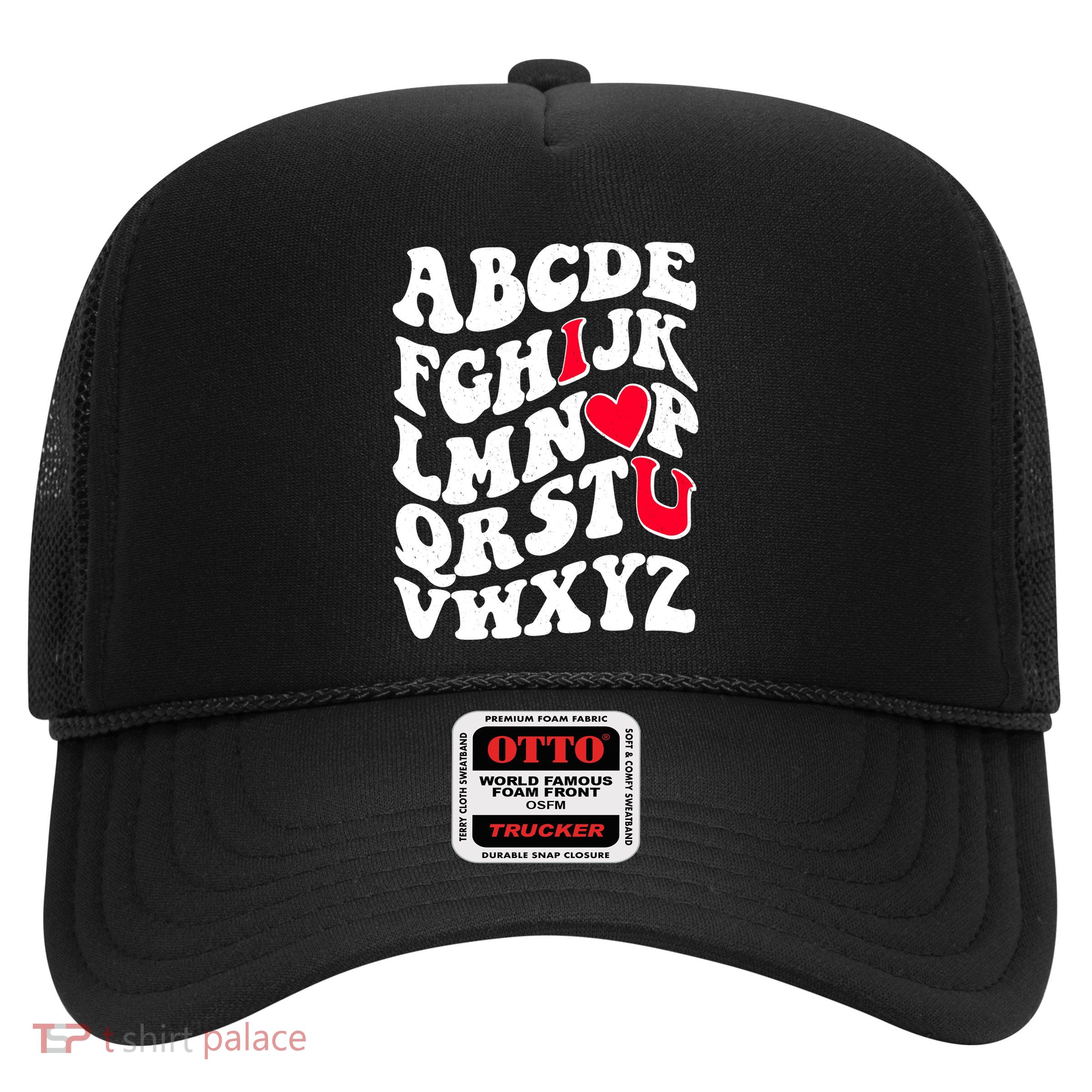 Cute Retro Abcs I Love You Valentine School Teacher Student Life Trucker Hat