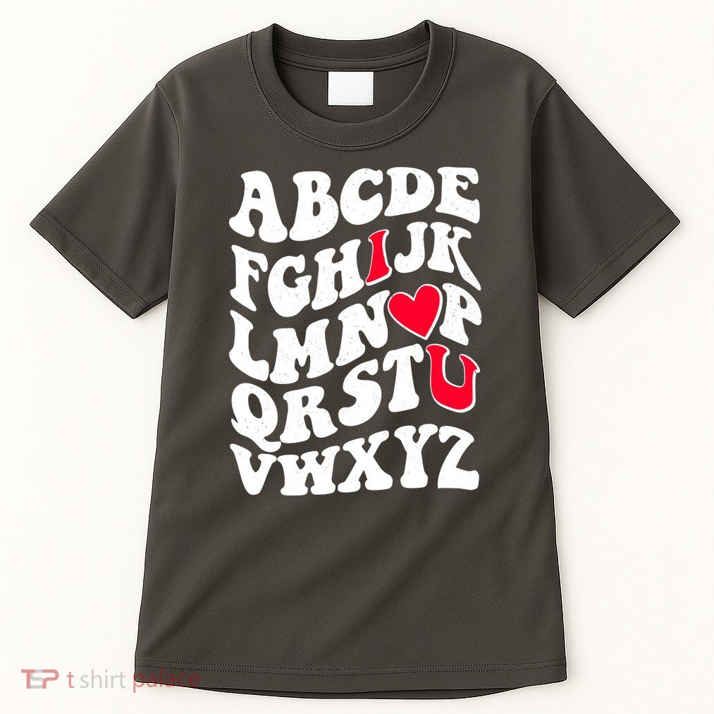 Cute Retro Abcs I Love You Valentine School Teacher Student Life Tall T-Shirt