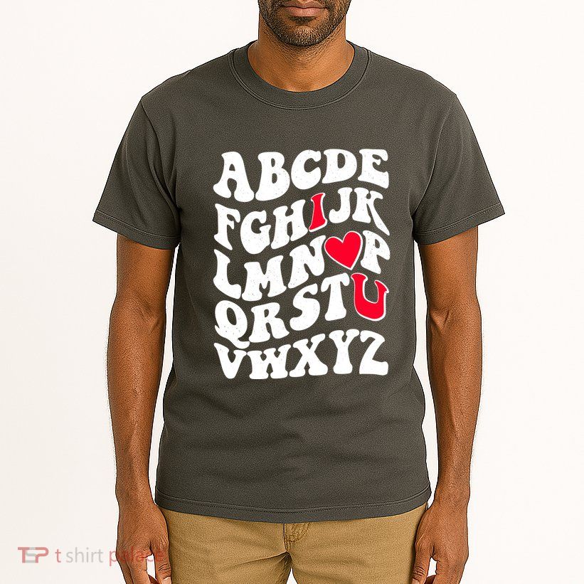 Cute Retro Abcs I Love You Valentine School Teacher Student Life Tall T-Shirt