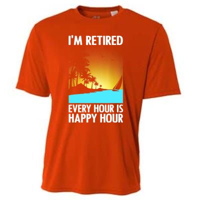 Cool Retirement Art For Women Retirement Retired Retiree Cooling Performance Crew T-Shirt