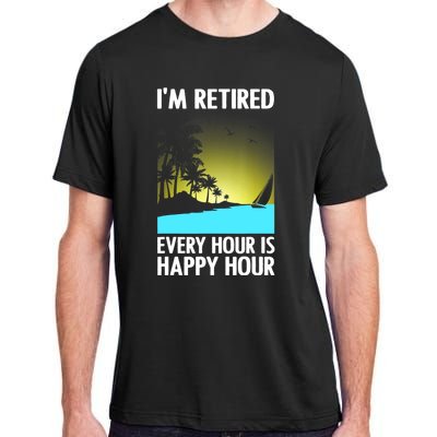 Cool Retirement Art For Women Retirement Retired Retiree Adult ChromaSoft Performance T-Shirt