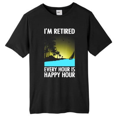 Cool Retirement Art For Women Retirement Retired Retiree Tall Fusion ChromaSoft Performance T-Shirt