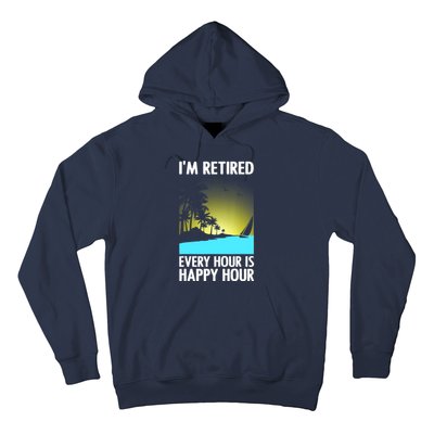 Cool Retirement Art For Women Retirement Retired Retiree Hoodie