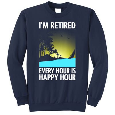 Cool Retirement Art For Women Retirement Retired Retiree Sweatshirt