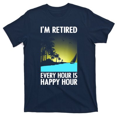 Cool Retirement Art For Women Retirement Retired Retiree T-Shirt