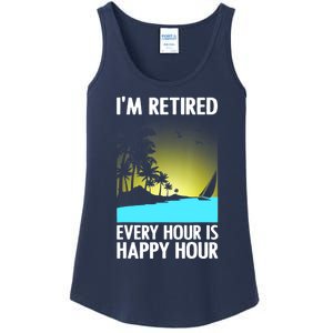 Cool Retirement Art For Women Retirement Retired Retiree Ladies Essential Tank