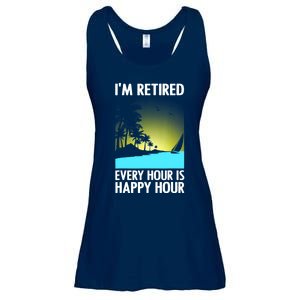 Cool Retirement Art For Women Retirement Retired Retiree Ladies Essential Flowy Tank