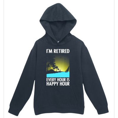 Cool Retirement Art For Women Retirement Retired Retiree Urban Pullover Hoodie