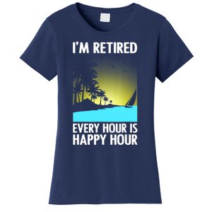 Cool Retirement Art For Women Retirement Retired Retiree Women's T-Shirt