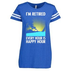 Cool Retirement Art For Women Retirement Retired Retiree Enza Ladies Jersey Football T-Shirt