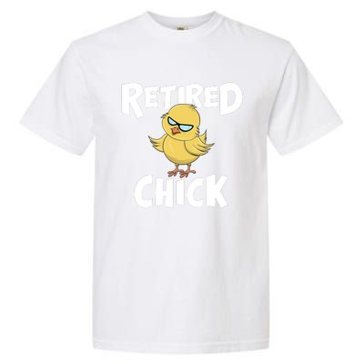 Cute Retirement Art For Retirement Lover Retired Chick Garment-Dyed Heavyweight T-Shirt