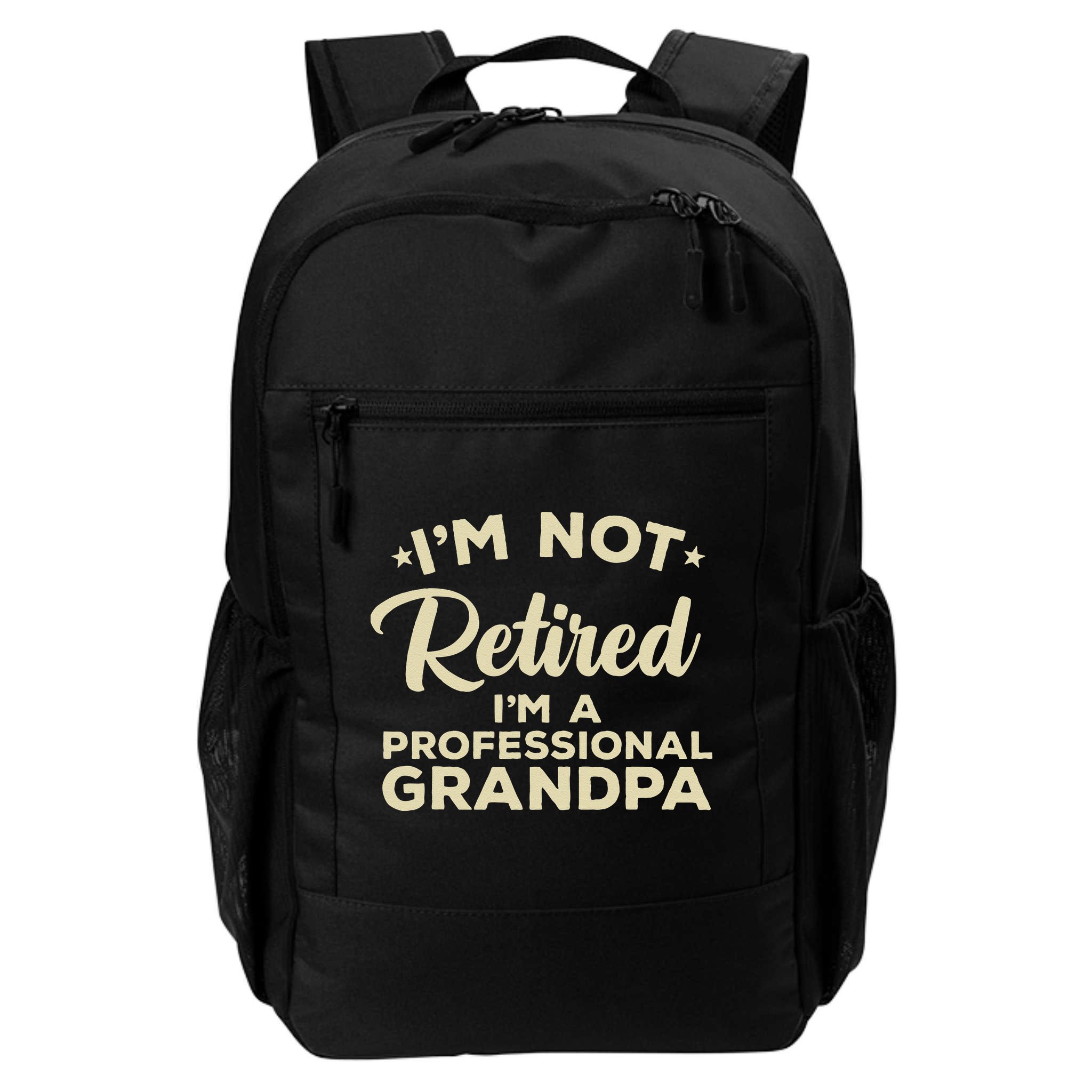 Cool Retirement Art For Men Dad Retired Professional Grandpa Backpack