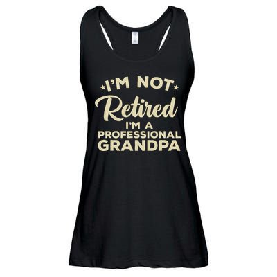 Cool Retirement Art For Men Dad Retired Professional Grandpa Ladies Essential Flowy Tank