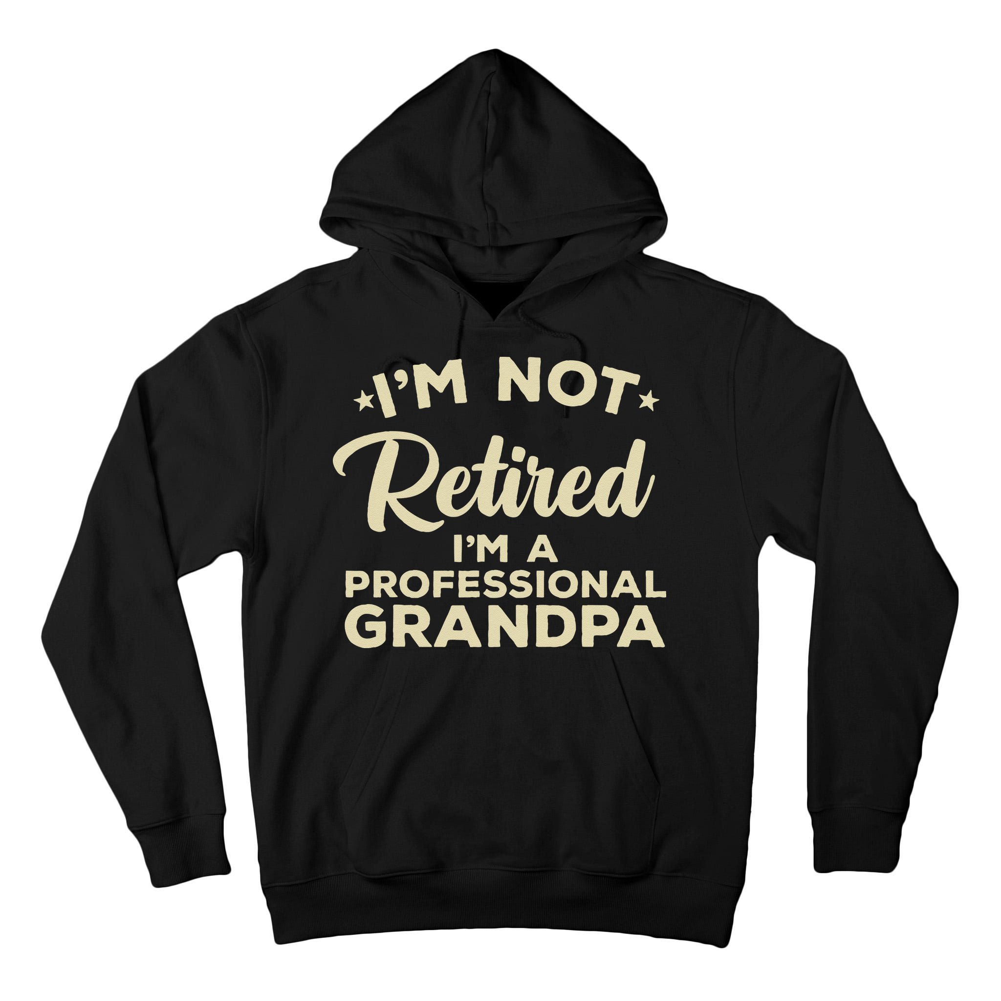 Cool Retirement Art For Men Dad Retired Professional Grandpa Tall Hoodie