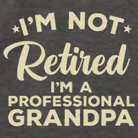 Cool Retirement Art For Men Dad Retired Professional Grandpa Vector Backpack