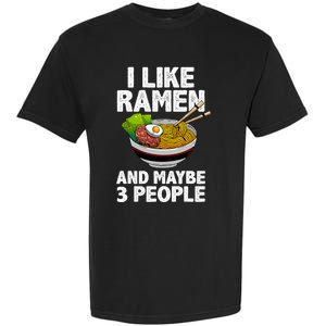 Cool Ramen Anime Ramen Noodle Soup Cup Noodles Garment-Dyed Heavyweight T-Shirt