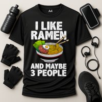 Cool Ramen Anime Ramen Noodle Soup Cup Noodles Cooling Performance Crew T-Shirt