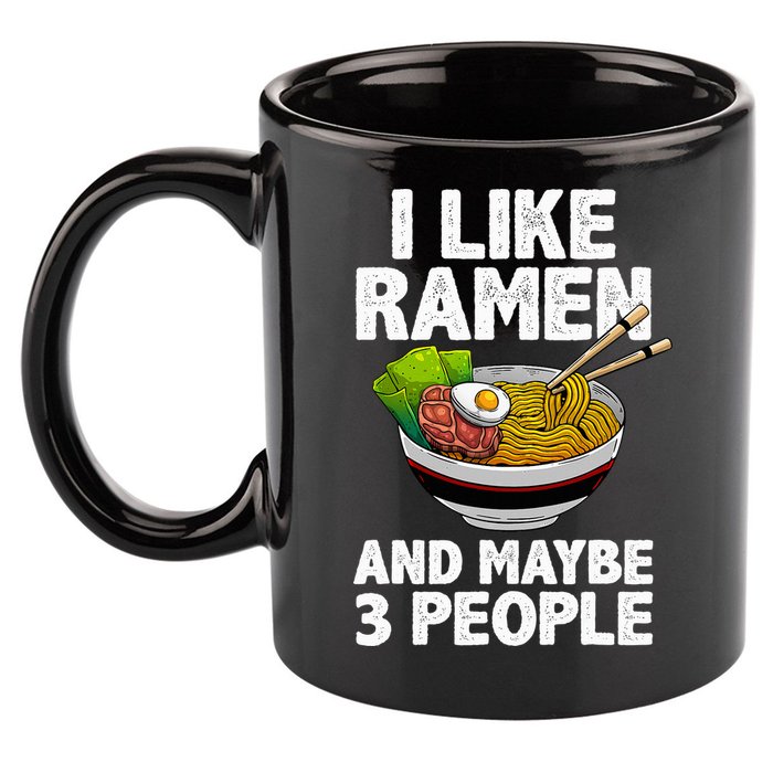 Cool Ramen Anime Ramen Noodle Soup Cup Noodles 11oz C Handle Ceramic Mug