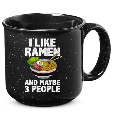 Cool Ramen Anime Ramen Noodle Soup Cup Noodles 15oz Campfire Ceramic Mug