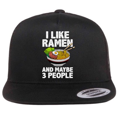 Cool Ramen Anime Ramen Noodle Soup Cup Noodles Flatbill Hat