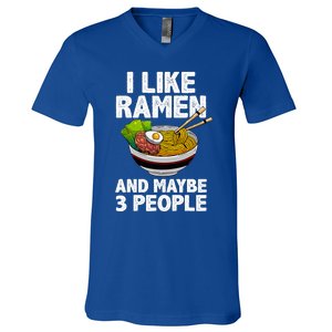 Cool Ramen Anime Ramen Noodle Soup Cup Noodles V-Neck T-Shirt