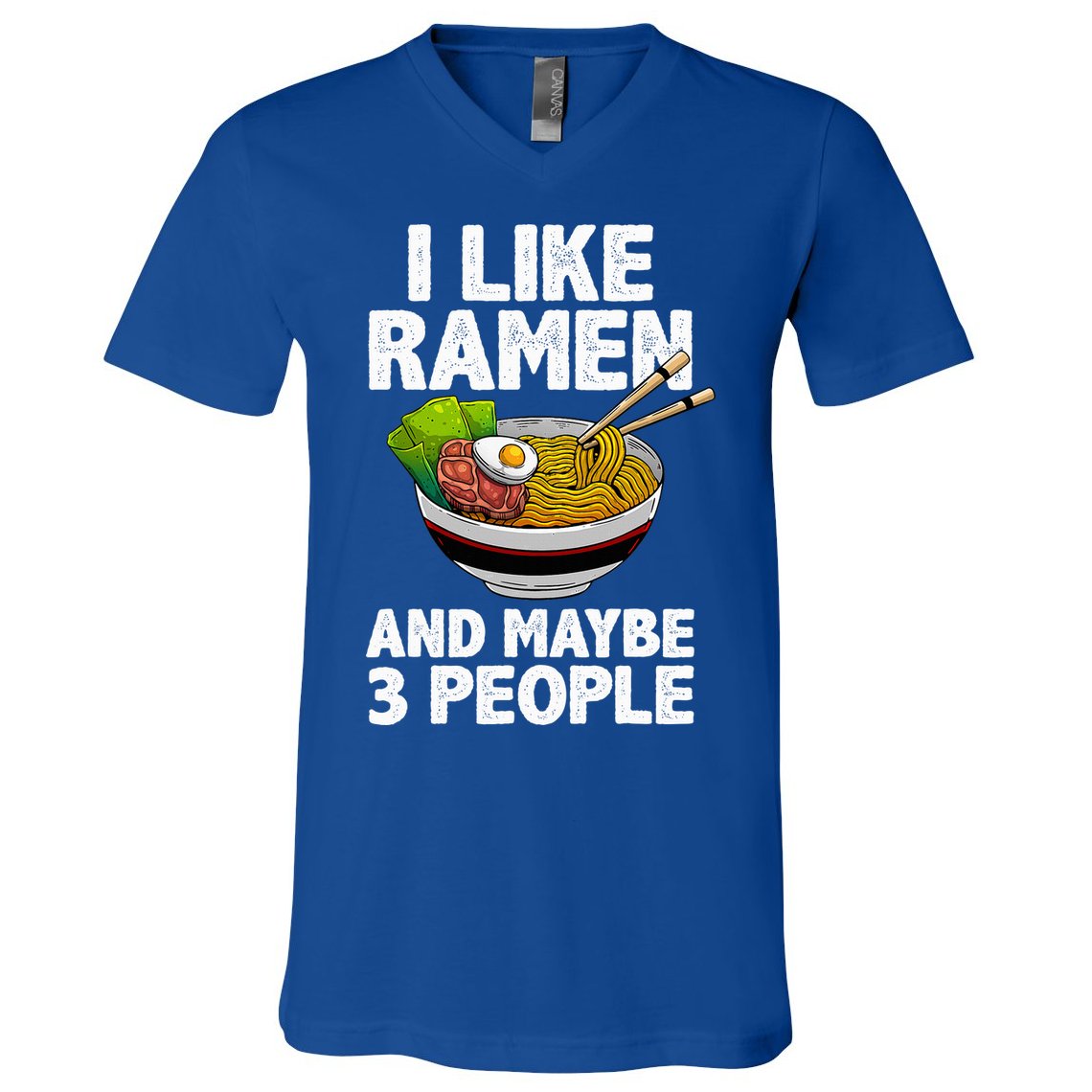 Cool Ramen Anime Ramen Noodle Soup Cup Noodles V-Neck T-Shirt