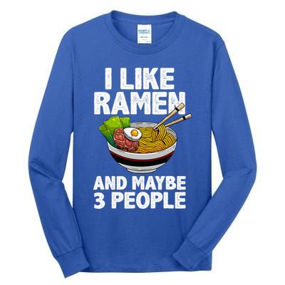 Cool Ramen Anime Ramen Noodle Soup Cup Noodles Tall Long Sleeve T-Shirt