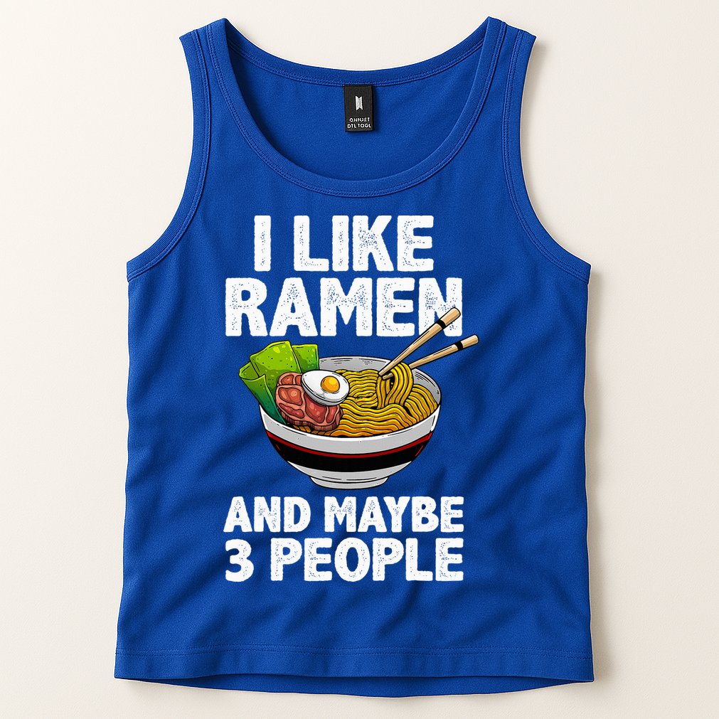 Cool Ramen Anime Ramen Noodle Soup Cup Noodles Tank Top