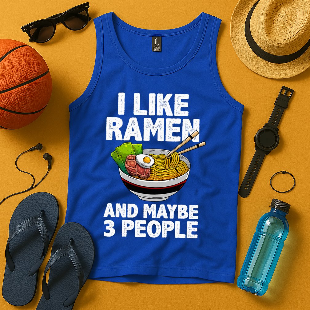 Cool Ramen Anime Ramen Noodle Soup Cup Noodles Tank Top