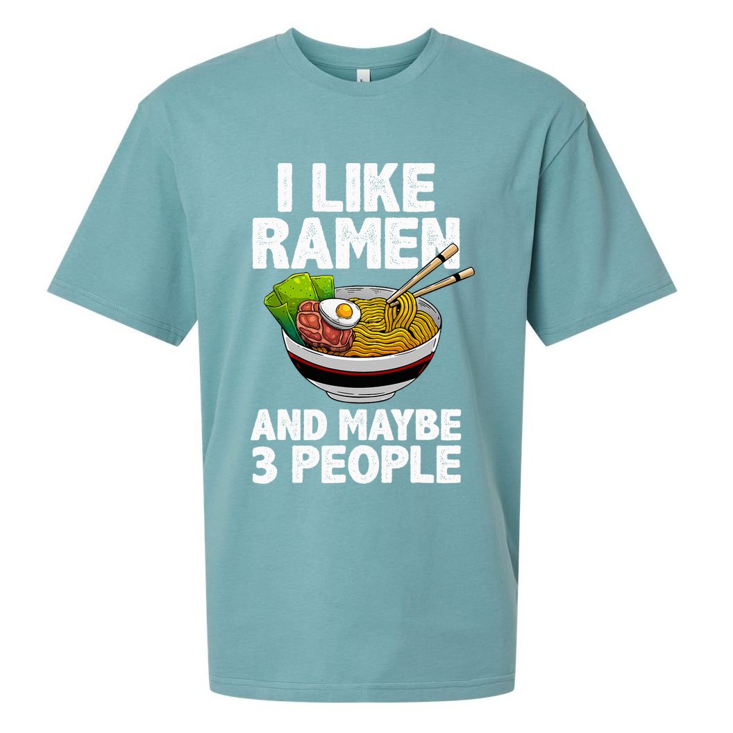 Cool Ramen Anime Ramen Noodle Soup Cup Noodles Sueded Cloud Jersey T-Shirt