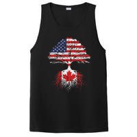 Canadian Roots American Grown Canada Flag PosiCharge Competitor Tank