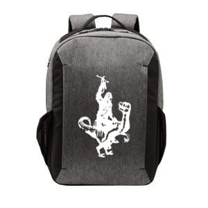 Chewbacca Riding A Velociraptor Dinosaur Vector Backpack