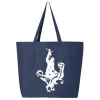 Chewbacca Riding A Velociraptor Dinosaur 25L Jumbo Tote