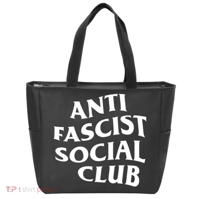 Chaya Raichik Anti Fascist Social Club Zip Tote Bag